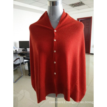 ladies knitted one piece wear cashmere poncho